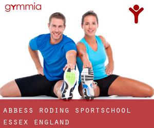 Abbess Roding sportschool (Essex, England)