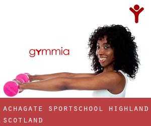 Achagate sportschool (Highland, Scotland)