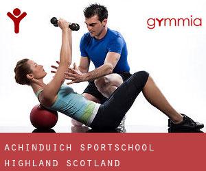Achinduich sportschool (Highland, Scotland)