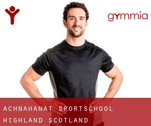 Achnahanat sportschool (Highland, Scotland)