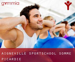 Aigneville sportschool (Somme, Picardie)