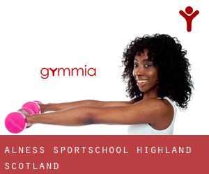 Alness sportschool (Highland, Scotland)