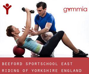 Beeford sportschool (East Riding of Yorkshire, England)