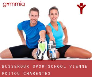 Busseroux sportschool (Vienne, Poitou-Charentes)