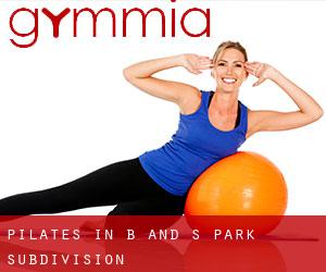 Pilates in B and S Park Subdivision