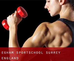 Egham sportschool (Surrey, England)