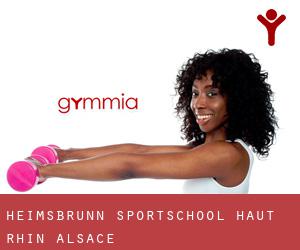 Heimsbrunn sportschool (Haut-Rhin, Alsace)