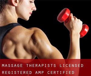 Massage Therapists Licensed Registered & Certified (Fairway)